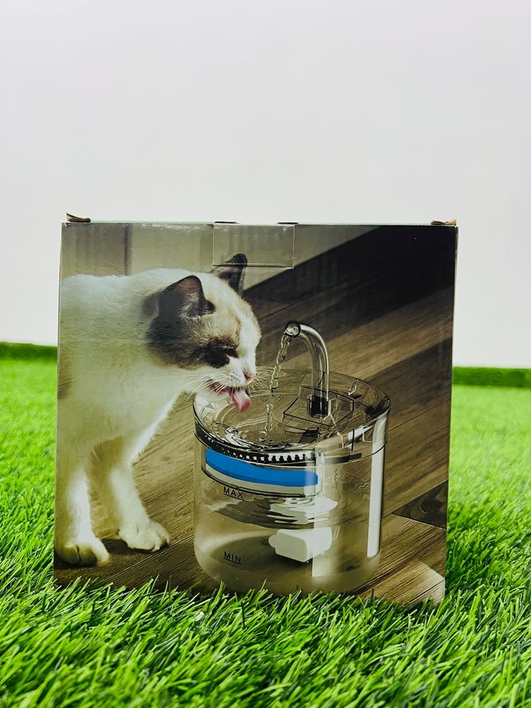 Bebedero Automatico Para Mascotas De 1.8 Litros Transparente Modelo Eq-88