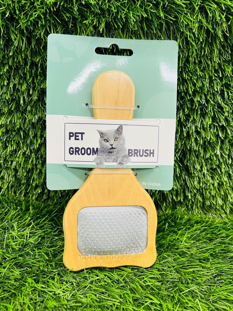 Cepillo Mango De Madera Pequeño Para Mascotas
