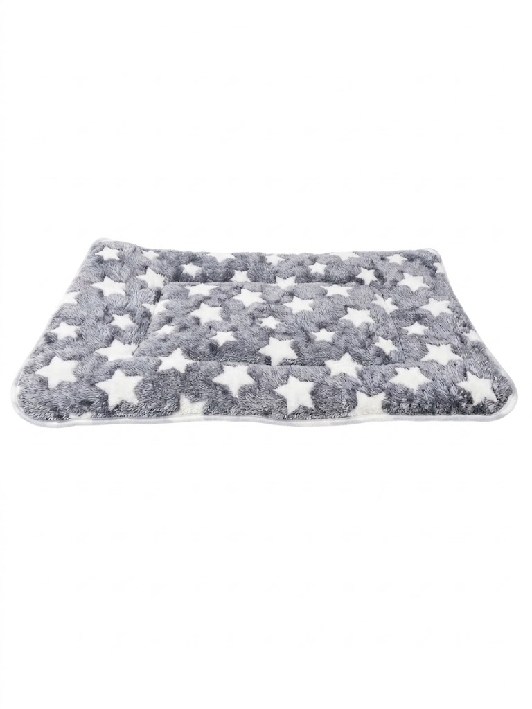 Cama Para Mascotas Color Azul Con Motivo De Estrellas 27cm X 35cm