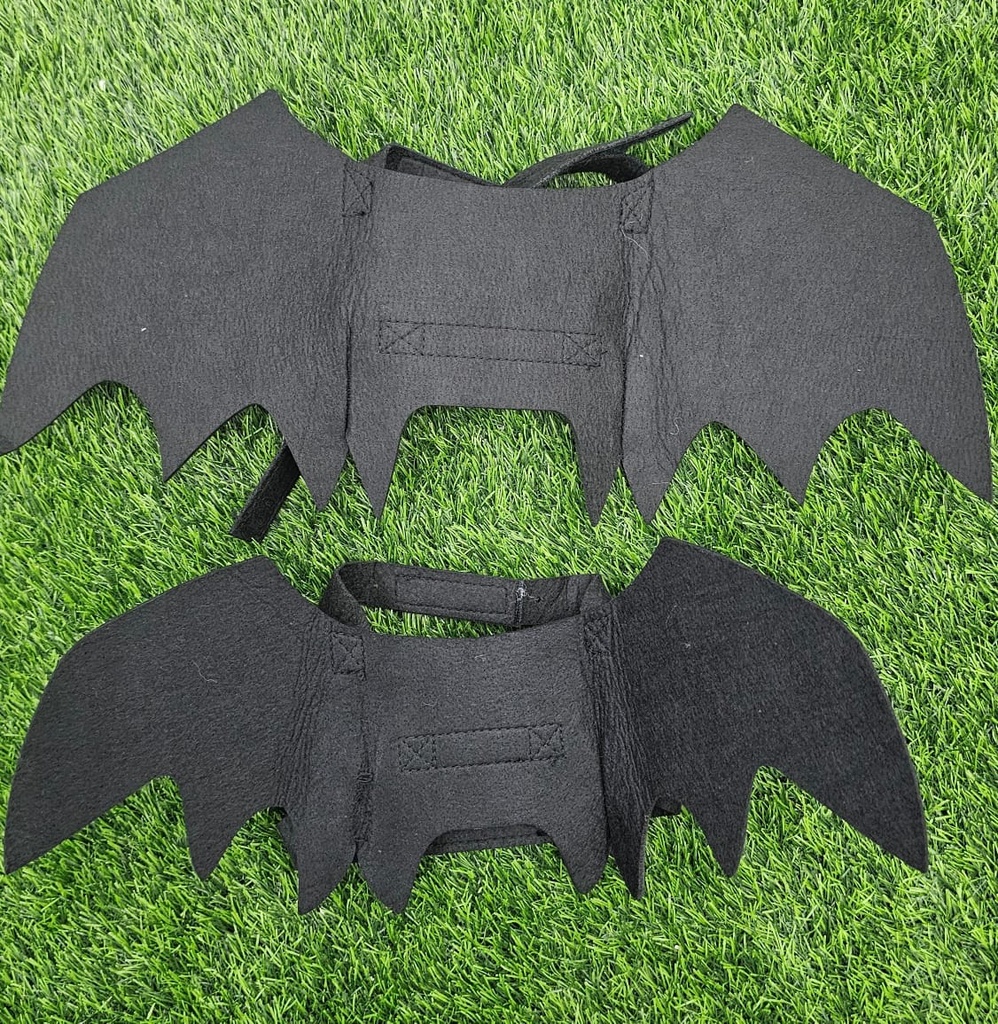 Alas De Murcielago Para Mascotas Color Negro Talla M