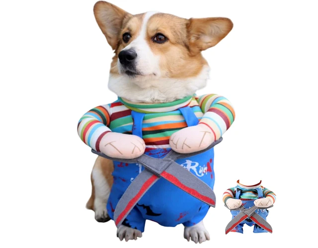 Disfraz De Perro Chucky Tijeras Talla M