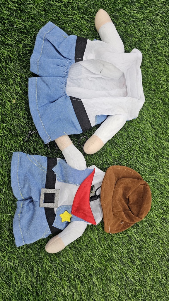 Disfraz De Vaquero Para Mascotas Talla L