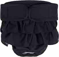 Pantys Labables Para Perro Con Faralao Xl Negro