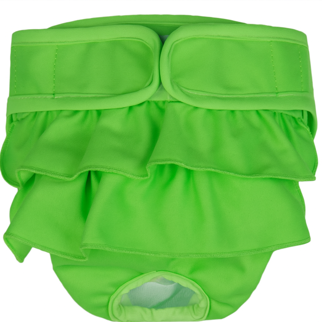 Pantys Labables Para Perro Con Faralao L Verde