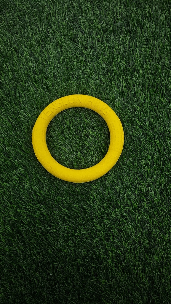 Anillo De Juguetes Para Perro Amarillo