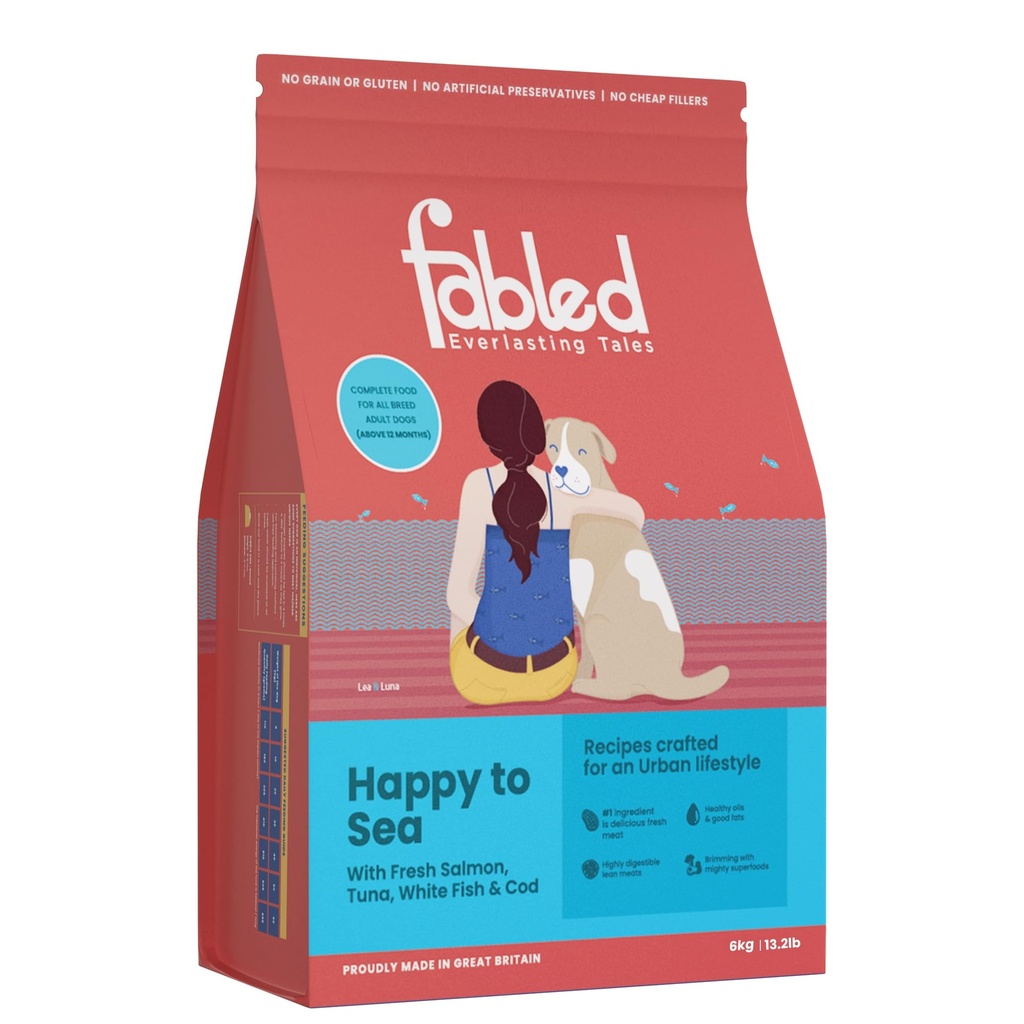 Alimento Para Perros Fabled Happy To Sea 6kg