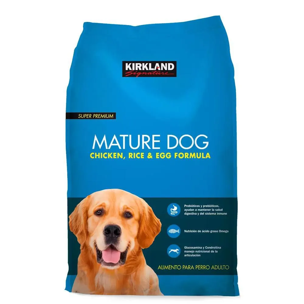 Kirkland Signature Mature Dog Perrarina De Pollo, Arroz Y Huevo 40lb
