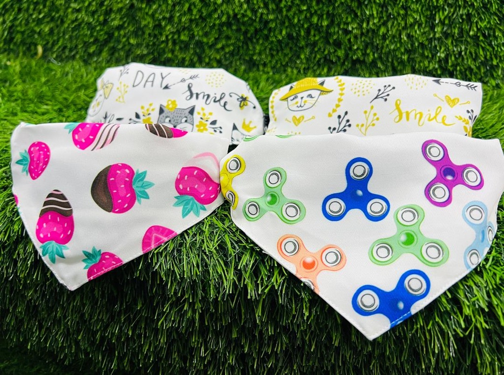 Pañoleta Con Collar Ajustable Talla XL Diseños Variados