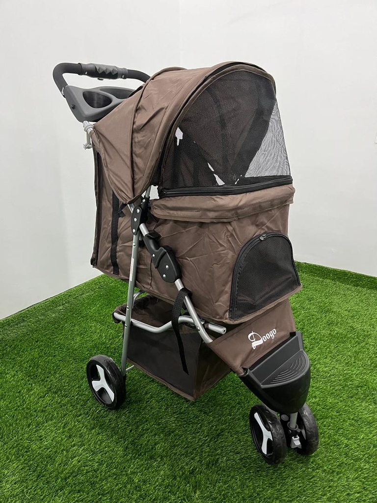 Cochecito Para Mascota Color Marron