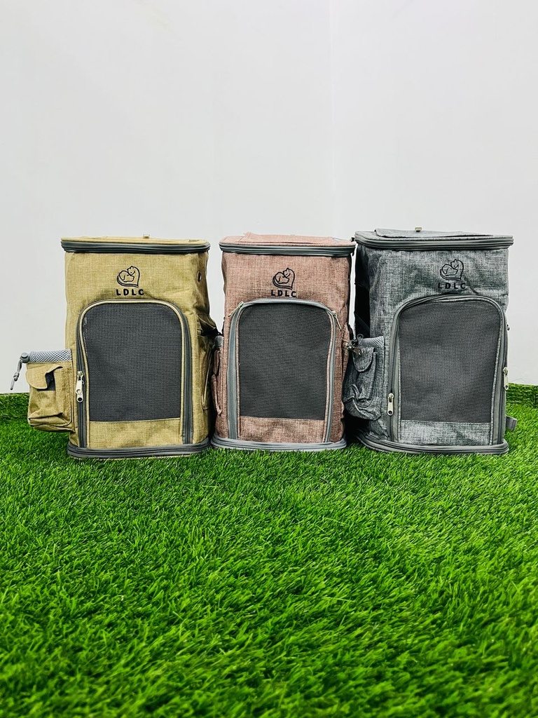 Morral Para El Transporte De Mascotas Con Malla Ldlc Colores Variados