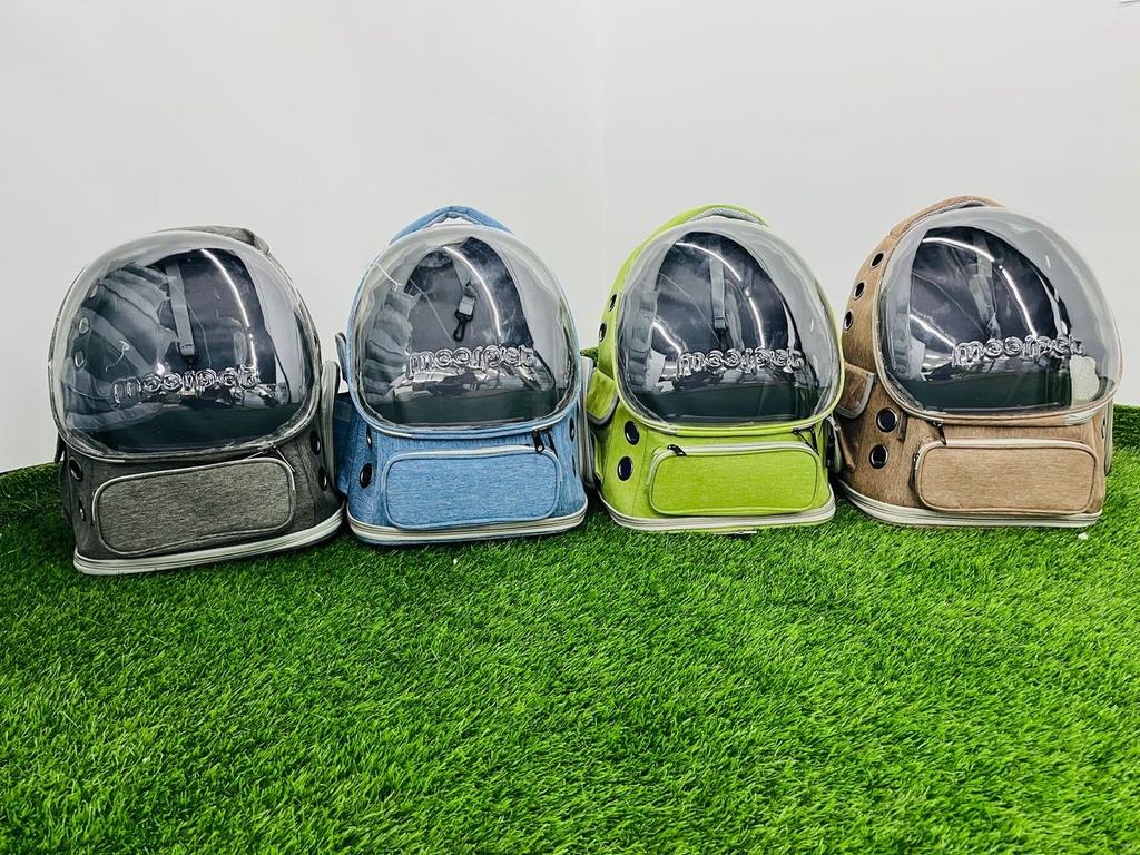 Morral Porta Mascotas Con Ventana Moorpet Colores Variados