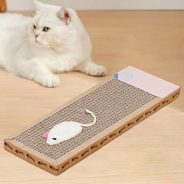 Rascador Para Gatos Con Diseño De Raton 37cm X 12cm