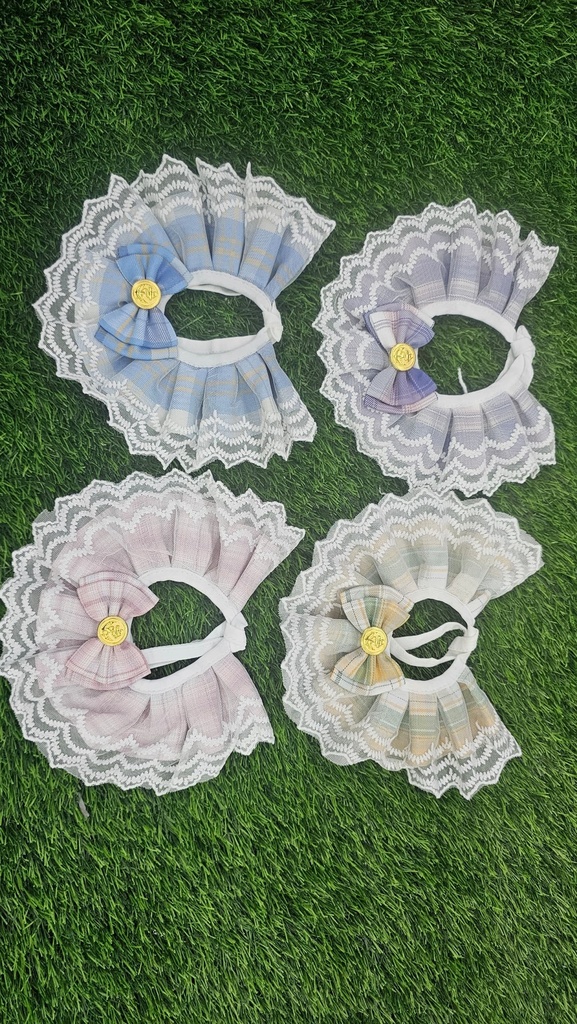 Collar De Camisa Con Lazo Talla M Colores Variados