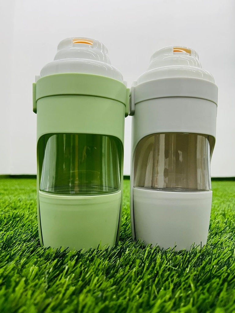 Vaso De Agua Para Mascotas Con Compartimiento De Snacks Colores Variados