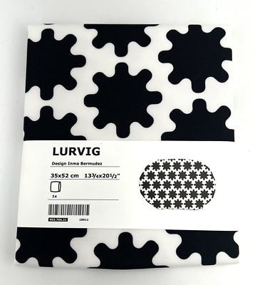 Lurvig Funda Para Cama De Mascotas Blanco/Negro De 23.3/4" X 27.1/2"