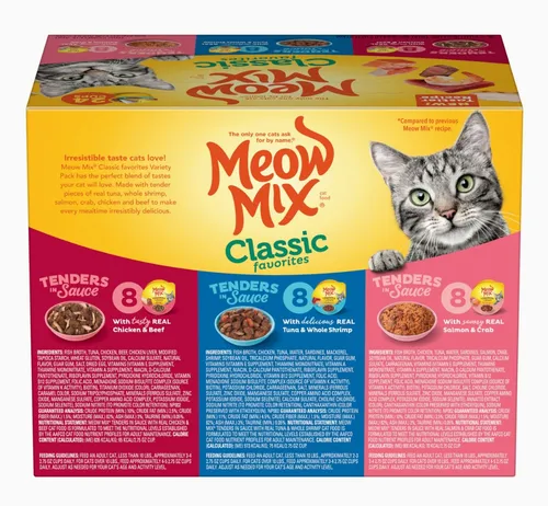 Meow Mix Comida Para Gatos Variety Pack 36 Unidades