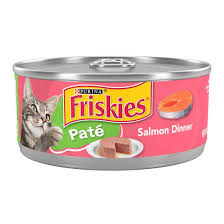 Comida Enlatada Para Gatos Friskie With Salmon Pate 156g (Lata Rosa/Verde)