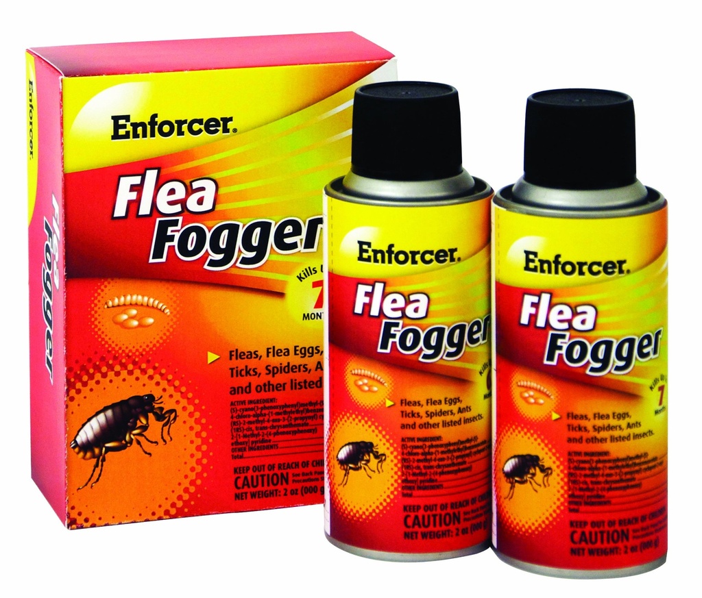 Enforcer Flea Fogger Spray Para Pulgas, Garrapatas Y Otras Plagas