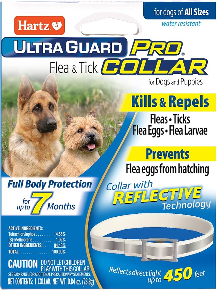 Hartz Ultraguard Pro Collar Reflectivo De Perro Para Pulgas Y Garrapatas