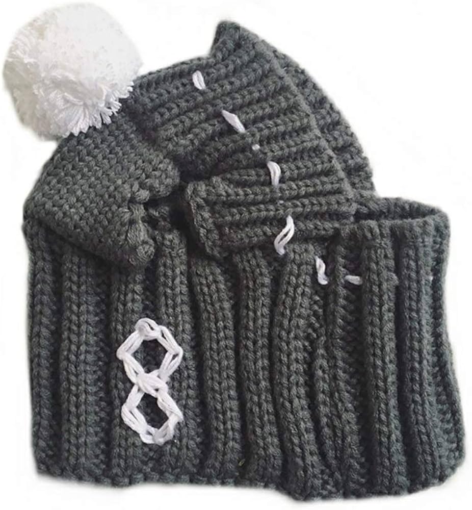 Sombrero Para Mascotas Tejido Color Gris