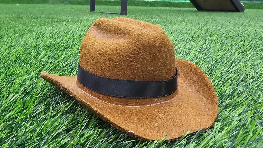 Sombrero Marron De Vaquero Para Mascotas