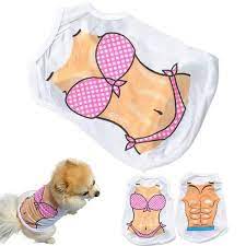 Tank De Mascota Con Dibujo De Musculos Talla S