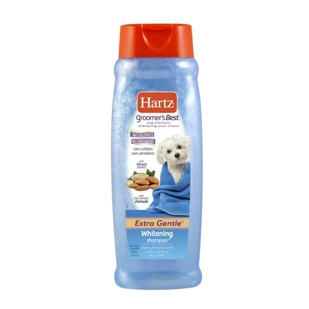 Hartz Groomers Best Shampoo Blanqueador Para Perros 18 Oz Con Extracto De Almendras