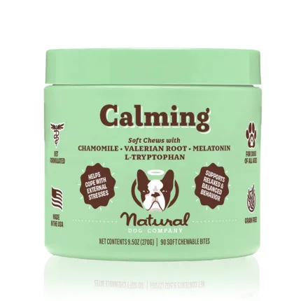 Natural Dog Company Calmante Para Perros 90 Pastillas Masticables