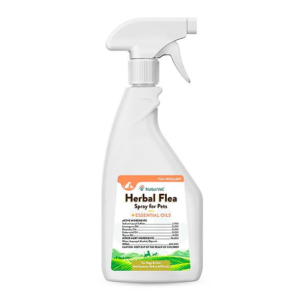 Naturvet Spray Anti Pulgas Herbal 16 Fl Oz / 473 Ml