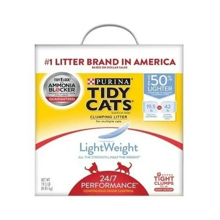 Purina Tidy Cats Multi-Cat Clumping Litter Light Weight 19.5 Lbs