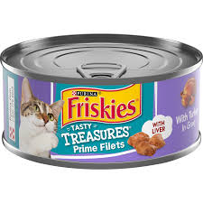 Comida Enlatada Friskie Tasty Treasures Prime Filets Pavo En Salsa 156g