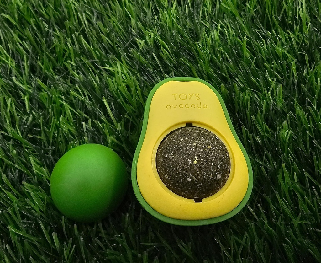 Bola De Hierba Gatera En Forma De Aguacate