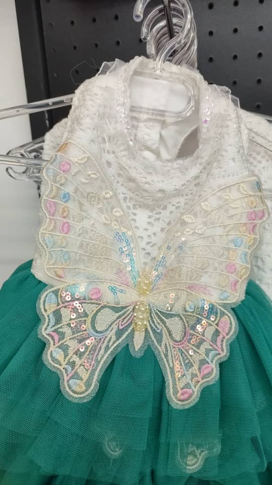 Vestido Azul De Tul De Princesa Para Mascotas Con Falda