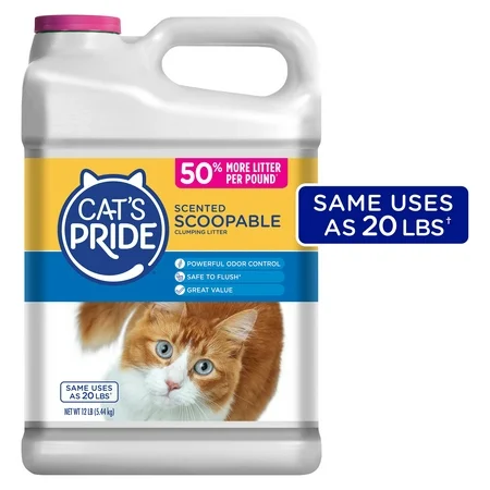 Cats Pride Scoopable Perfumado Arcilla Aglomerante 12lb