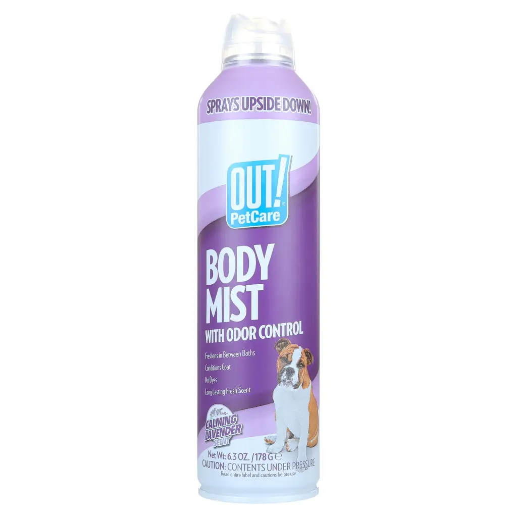 Out Petcare Body Mist Colonia En Spray Control De Olores Lavanda 6.3 Oz / 168g