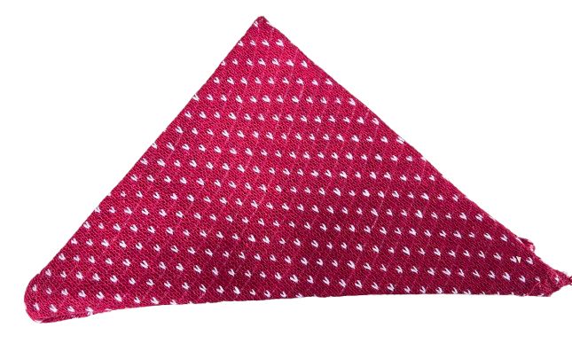 Pañuelo Cuadrado Pequeño Para Mascota Con Patron De Corazones