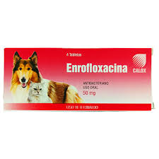 Calox Enrofloxacina 4 Tab 50 Mgrs