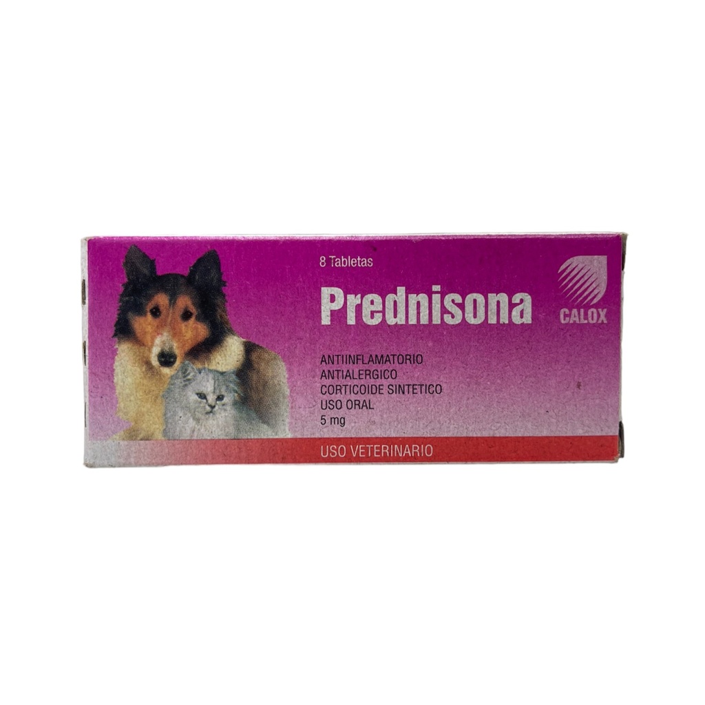 Calox Prednisona 5 Mgrs 8 Tabletas