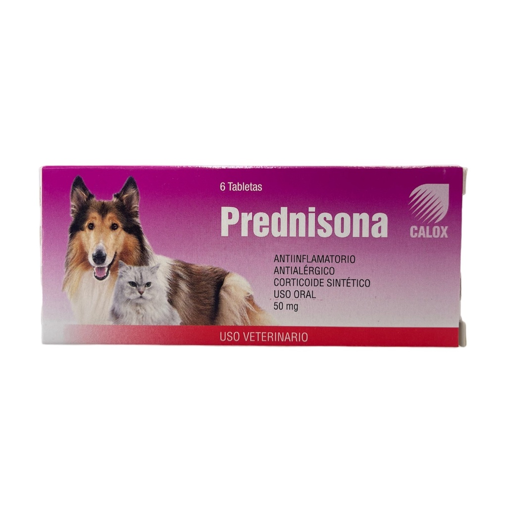 Calox Prednisona 50 Mgrs X 6 Tabletas