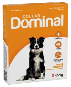 Konig Dominal Collar Perro Mediano