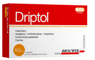 Quimio Vet Driptol 100mg 20 Comprimidos