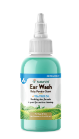 Naturvet Ear Wash Baby Powder Scent 118 Ml