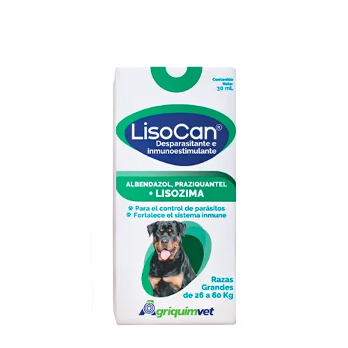 Agriquimvet Lisocan Razas Grandes 30ml 25-60kg