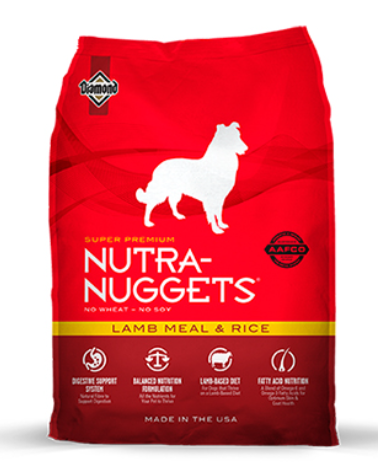 Nutra Nuggets Alimento Para Perros Adultos Sabor A Cordero Y Arroz De 15kg