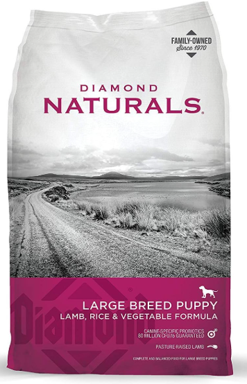 Diamond Naturals Alimento Para Cachorros De Raza Grande  Formula De Cordero Y Arroz 2 Kg