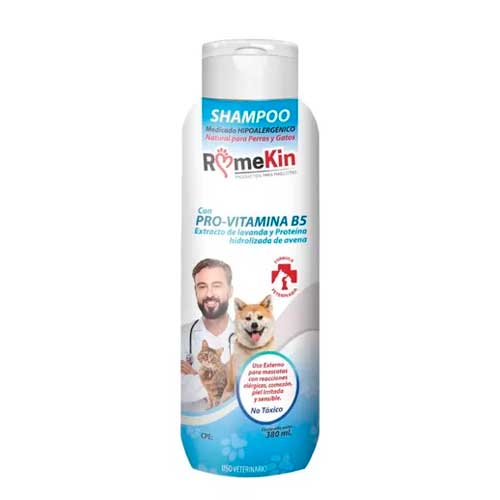 Shampoo Medicado Hipoalergenico Natural Con Pro Vitamina B5 380ml