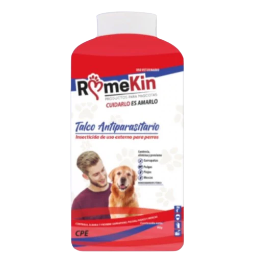 Talco Antiparasitario Insecticida Externo Para Perros De 90g