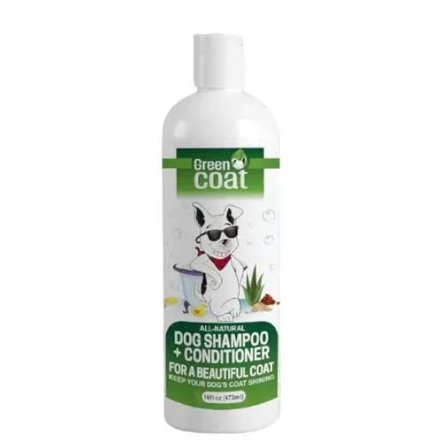 Green Coat Shampoo Y Acondicionador Para Perros 473ml