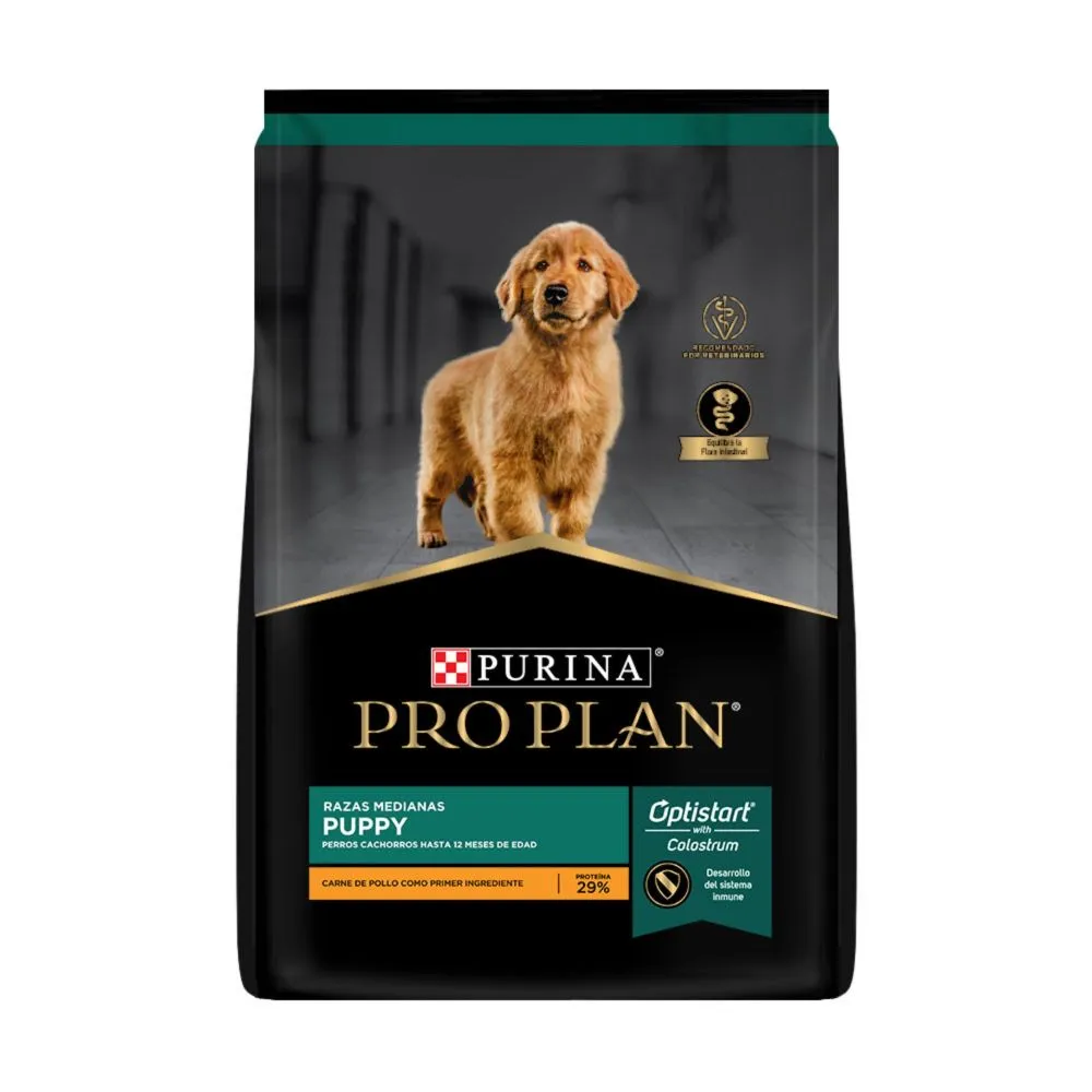 Perrarina Pro Plan Para Perros Cachorros Razas Medianas Sabor A Pollo 1kg