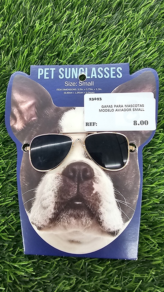 Gafas Para Mascotas Modelo Aviador Small